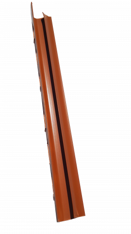 Лайстна 10мм вътрешен ъгъл керемидено червен - Профили