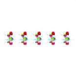 Принт гръб с плод и зеленчук , код 018