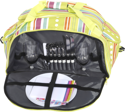 Чанта за пикник пълна раирана - Хладилни чанти