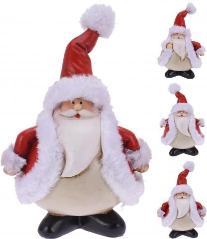 Фигура Дядо Коледа 17см., 3 дизайна - Коледни фигури