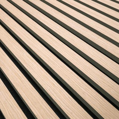Акустичен MDF панел 3D FIDELIO, пясъчен дъб, снимка 2 - PVC панели
