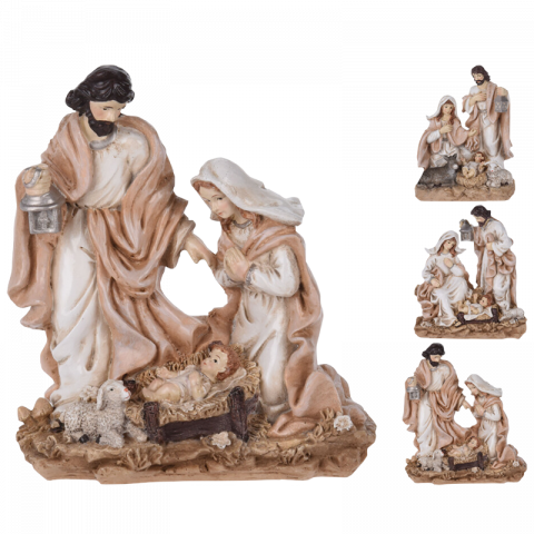 Фигура Рождество Христово 18см, 4 дизайна - Коледни фигури