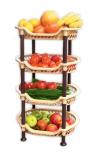 Стелаж за плодове овален - 4 нива
