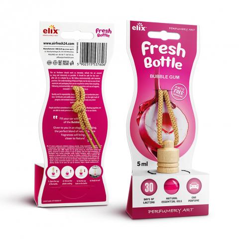 Ароматизатор за кола Elix Fresh bottle Дъвка 5 мл - Ароматизатори