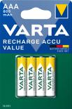 Акум. батерии Varta Value 800mAh ААА 4бр