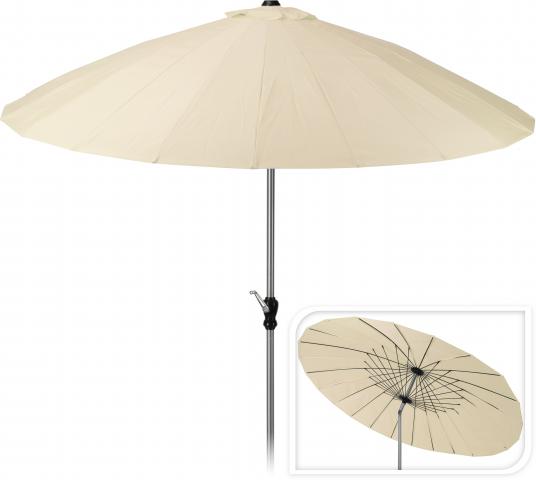 Градински чадър SHANGHAI ф250см, крема - Градински чадъри