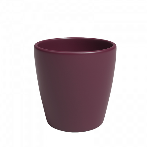 Кашпа за орхидея Thalia ф14 см бордо - Керамични кашпи