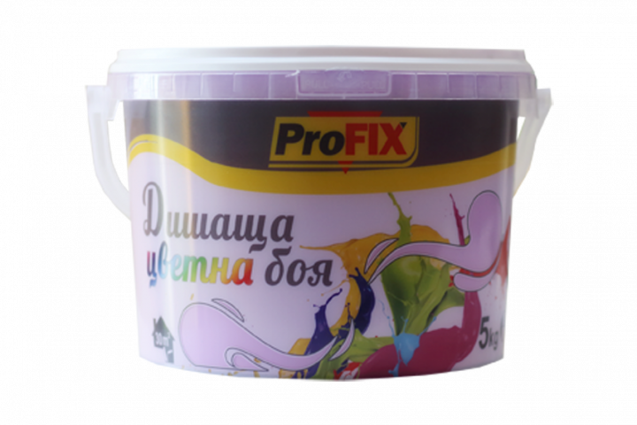 Цветна боя Profix 5кг, люляк - Интериорни бои