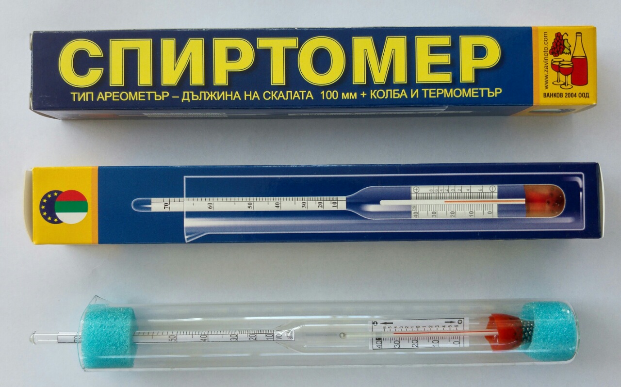 Спиртомер с термометър 08018052 на топ цена — Home Max | ex Baumax