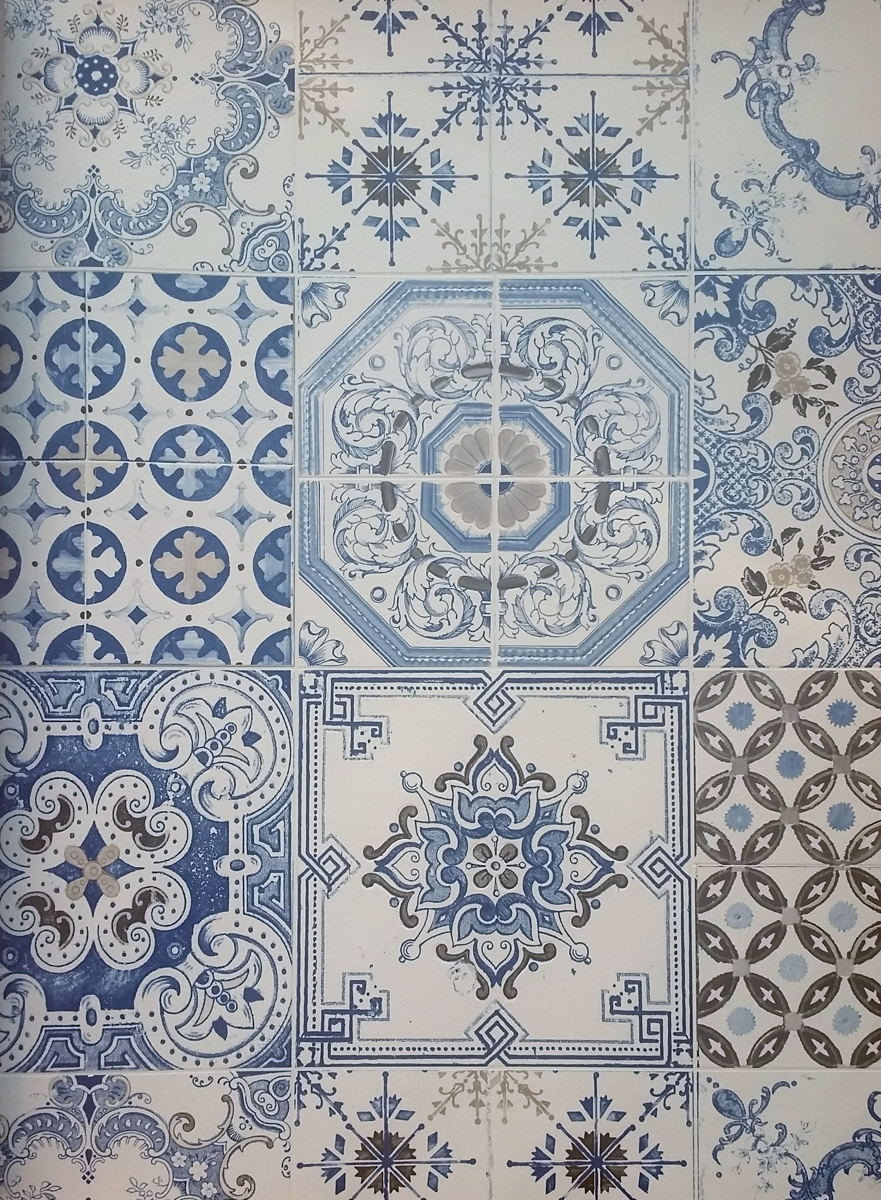 Tapet Za Banya Sini Plochki Vinil 11021728 Na Top Cena Home Max Ex Baumax