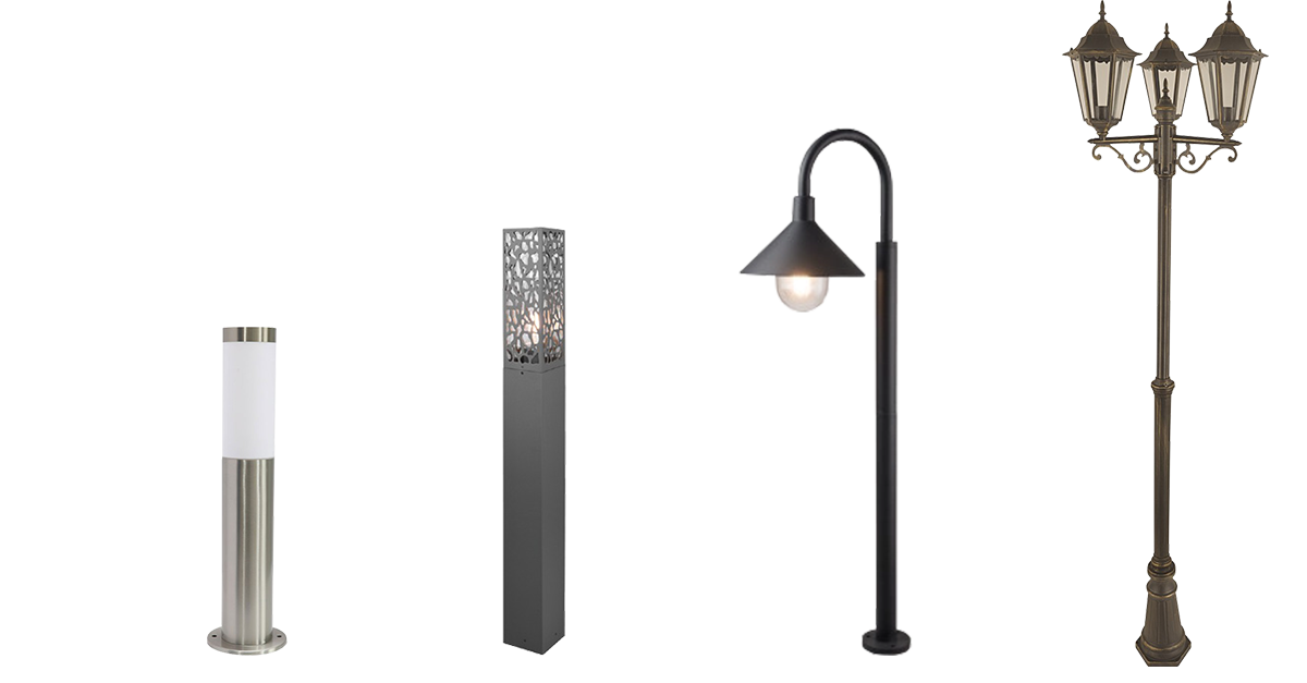 Стояща градинска лампа